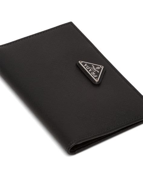 Black Saffiano Leather Continental Wallet 